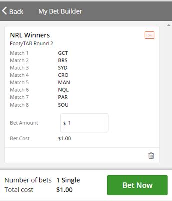 footytab pick the winners dividend  Footy Tip 9 is an attractive bet type much like the quaddie, where the payouts can be large depending on the results